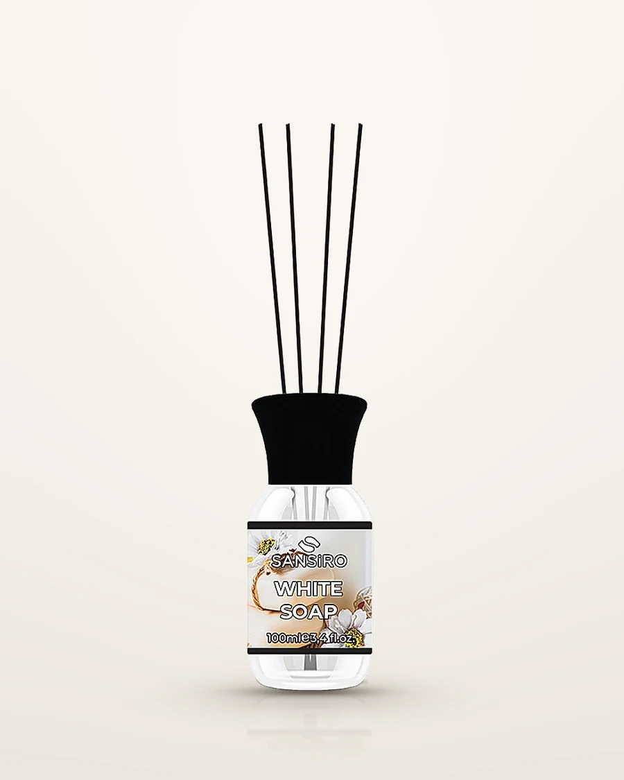 White Soap Reed Diffuser 100 ml — Sansiro-Produktbild